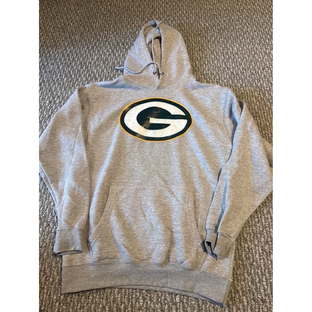 Fanatics Green Bay Packers Parsons 1 Hoodie Mens Medium Gray NFL Sweatshirt